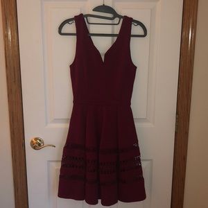 Maroon Dress
